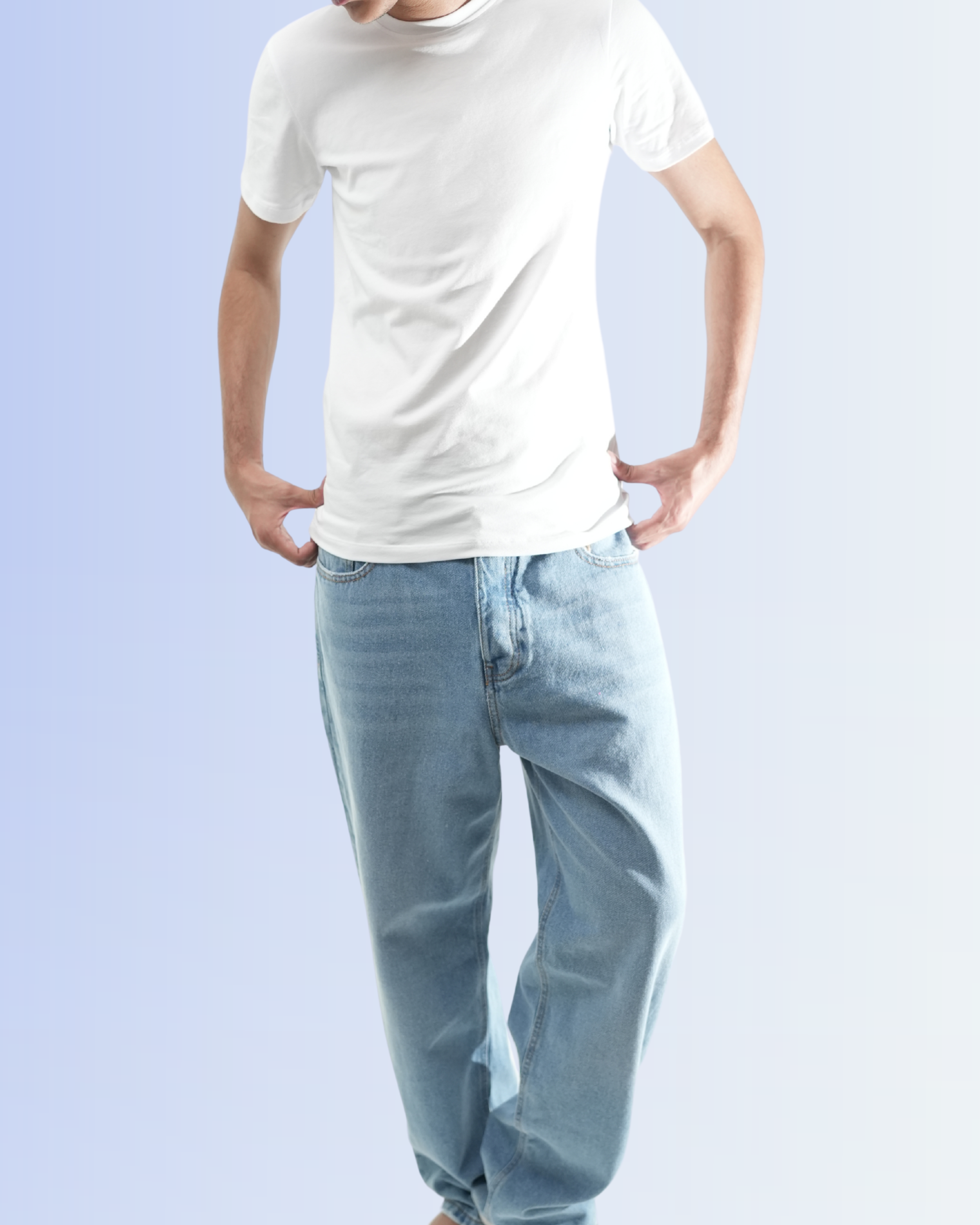 Jeans Baggy Bleu Clair