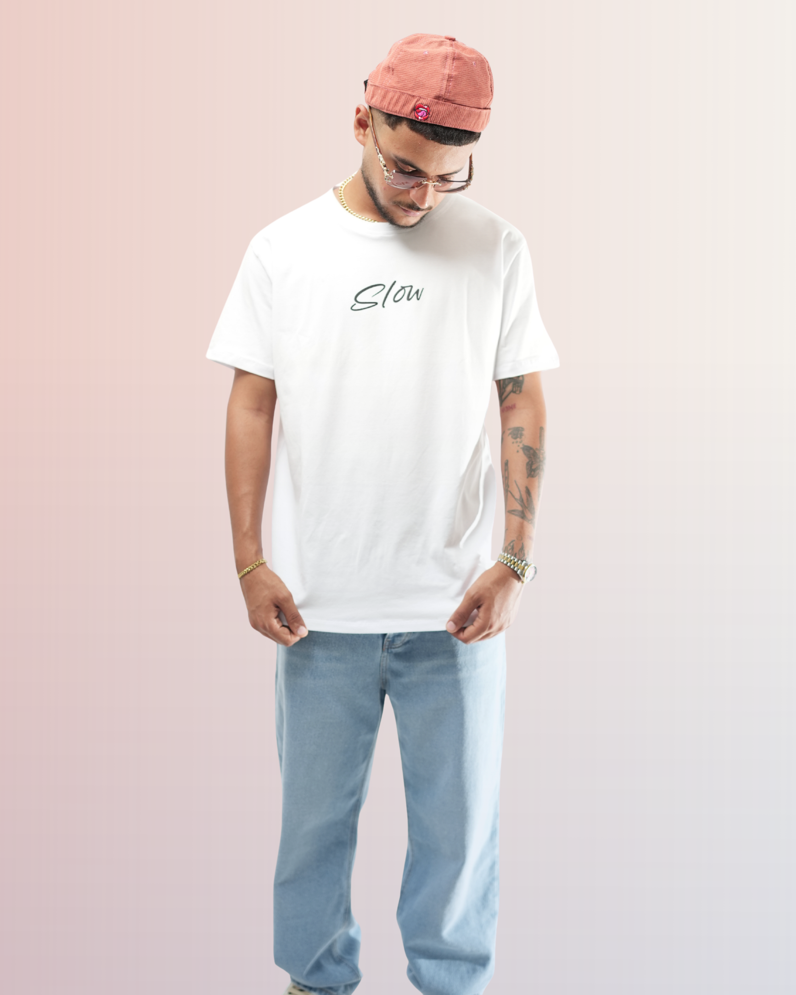 oversized white pull