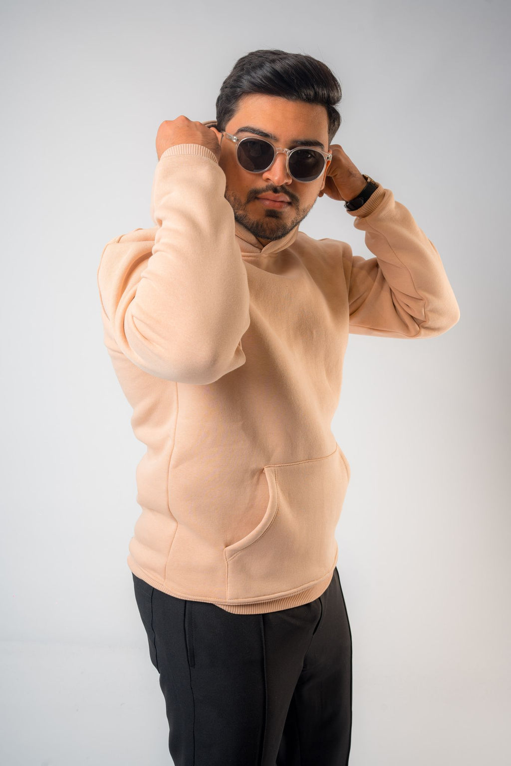 Men’s Peach Hoodie Sweatshirt