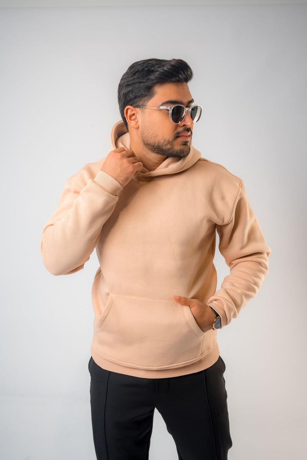 Men’s Peach Hoodie Sweatshirt
