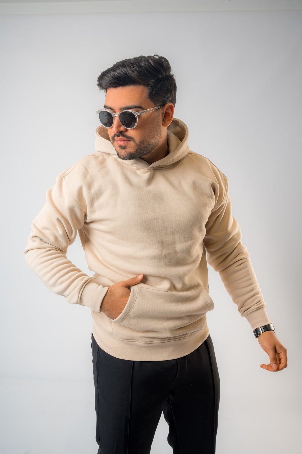 Men’s Peach Hoodie Sweatshirt