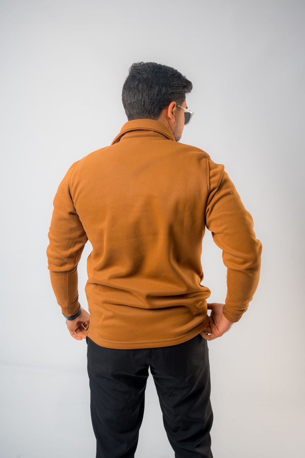 Men’s Brown Polo Sweatshirt